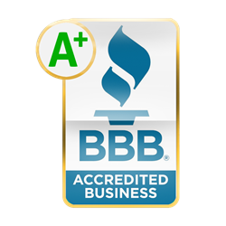 BBB Accredited Business, A+ rating
