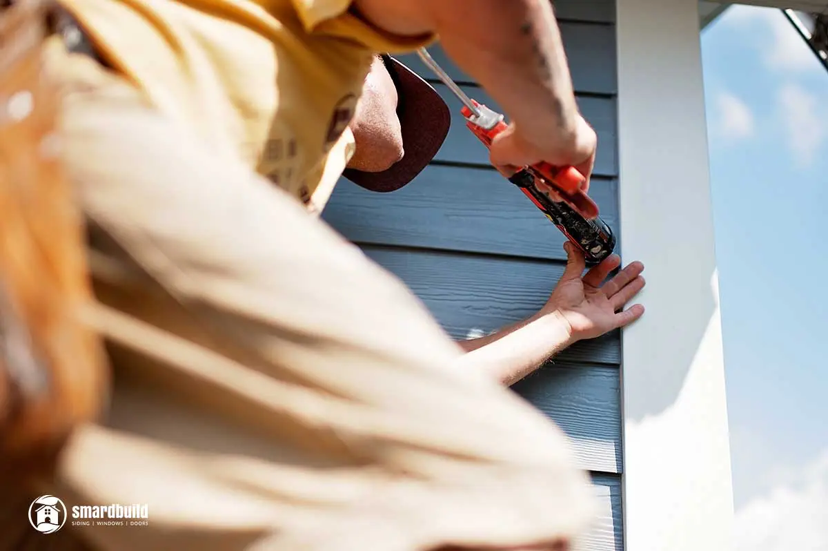 Window caulking and trim
