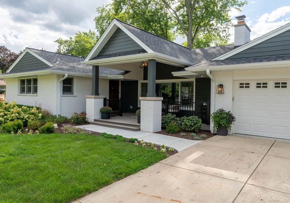 After exterior remodel